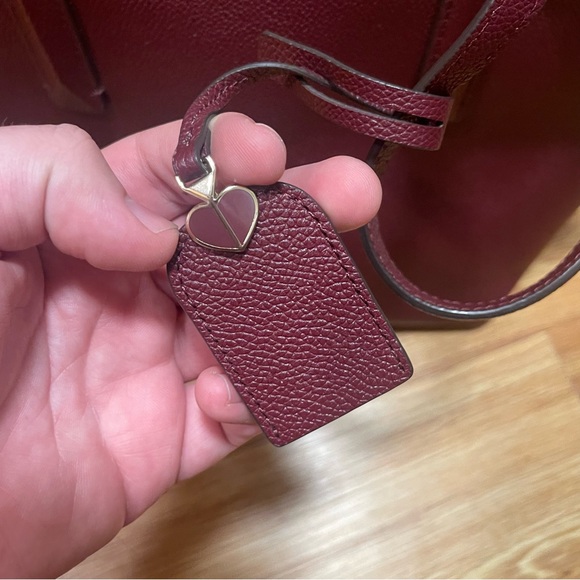 NWOT Kate Spade Margaux Large Work Tote in Cherrywood (Burgundy), Dustbag Inclu. - Picture 12 of 13